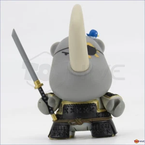 Kidrobot Dunny 2011 Gold Life - Samurai Hicks with Bluebird Huck Gee 3" vinyl - Picture 1 of 2