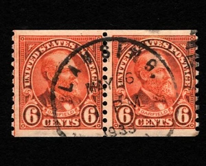 Par de bobinas Garfield 1932 6c Sc#723 usadas en muy buen estado 45389 - Imagen 1 de 2