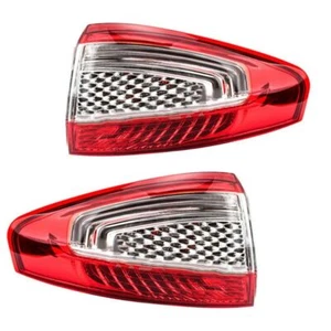 For Ford Mondeo Saloon 2011+ Left Right Pair LED Rear Outer Tail Light Stop Lamp - Picture 1 of 18