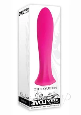  The Queen Rechargeable Silicone Vibrator - Pink  - Image 1 of 4