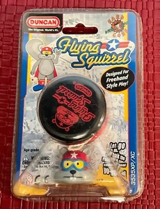 Duncan Flying Squirrel Black & Red Yo-Yo With Counter Weights New Sealed - Picture 1 of 2