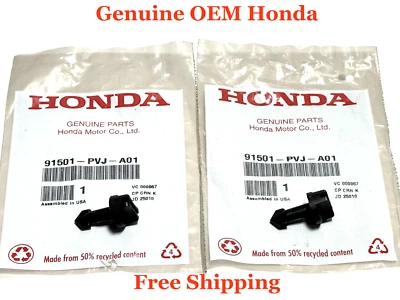 Genuine Honda Pilot Ridgeline Odyssey Engine Cover Mounting Locking Stud 2PC New - Image 1 of 4