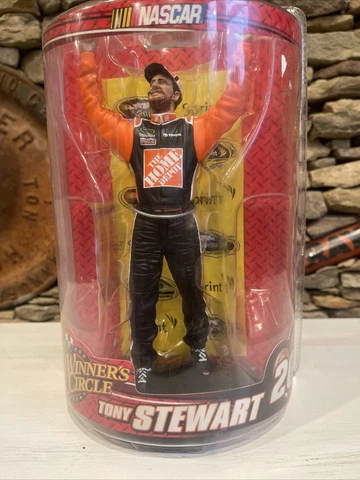 Nascar Winners Circle Tony Stewart #20 Action Figure Figurine NEW Car Racing Cover
