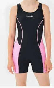 NWT MIENOE Girls' One Piece Swimsuits Kids UPF 50+ SZ L - Picture 1 of 8