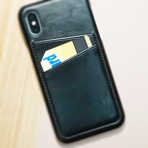 10 fundas híbridas de cuero para teléfono con tarjetero para iPhone X o 7/8 (Juego de 10) - Imagen 1 de 14