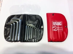 SERIE SET KIT CHIAVE ESAGONALE CHIAVI ESAGONALI IN POLLICI 12 PZ USAG 280 P/SE12 - Imagen 1 de 1