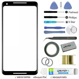 For Goggle Pixel 2XL Front Screen Replacement Repair Kit Black - Picture 1 of 11
