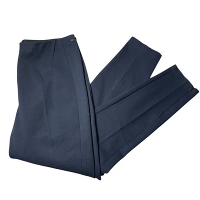 Polo Ralph Lauren Ponte Knit Pull On Navy Ankle Zip Equestrian Pant Size 14 - Image 1 of 4