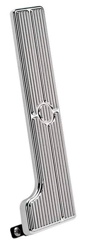 1958-67 Chevrolet; Billet Aluminum Floor Mount Gas Pedals; Polished - Billet - Image 1 of 1
