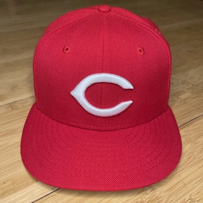 New Era 59FIFTY Cincinnati Reds Coop World Series 76 Wool Fitted 7 1/8 Hat EUC - Image 1 of 4