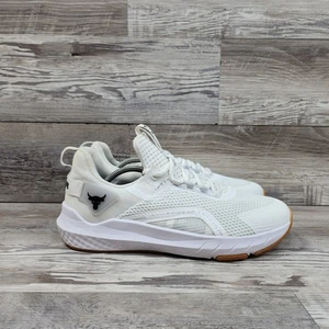 Under Armour Project Rock BSR 3 White Running Shoes Sneakers Mens Size 11.5 - Picture 1 of 13
