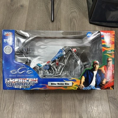 American Chopper Miller Welder Bike Diecast Motorcycle New in Box 1:10 - Image 1 of 4