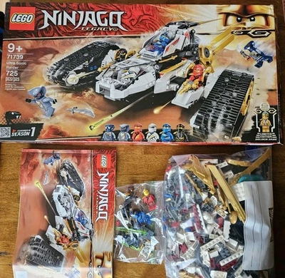 LEGO 71739 NINJAGO: Ultra Sonic Raider Kai Jay Zane Cole Mezmo Rattla Box Manual - Image 1 of 4