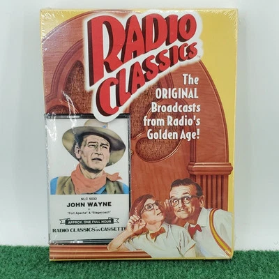 Radio Classics on Cassette: John Wayne (Fort Apache And  Stagecoach) NEW - Image 1 of 4