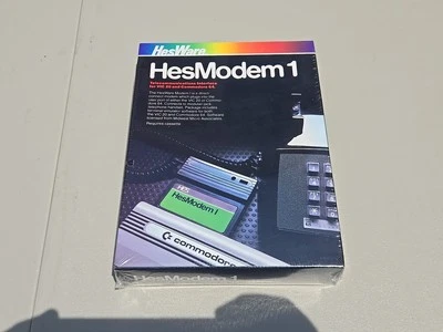 Vintage HesModem 1 Commodore 64 HesWare 80s Original Box SEALED NEW Hes Ware - Image 1 of 4
