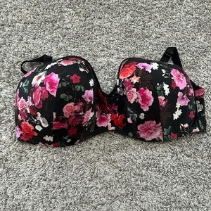 Torrid Curve 44DDD Push Up Floral verstellbare Träger - Bild 1 von 9