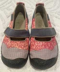 Keen Harvest Mary Jane Schuhe Slipper Sneaker Damen Rosa Blau Gr. 7,5 Euro 38 - Bild 1 von 6