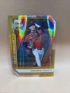 2021 Panini Elite Extra Edition #53 Andrew Abbott 7/10 Prime Numbers Gold Die Cu - Picture 1 of 3