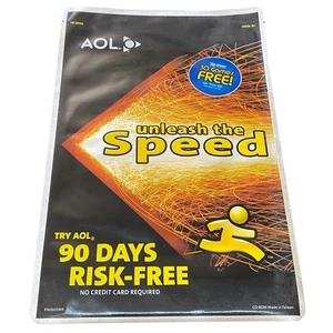AOL CD Unleash the Speed 30 Games Free America Online Software Factory Sealed - Picture 1 of 2
