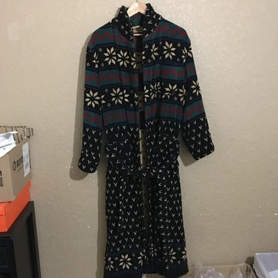 Brooks Brothers Robe Mens Small Lounge Bathrobe Preppy Belted - Image 1 of 4