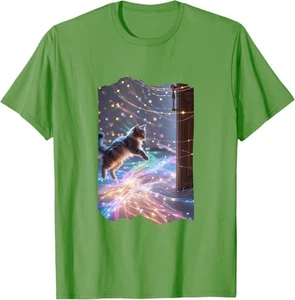 T-Shirt „Katze im Himmel“ | Damen & Herren | S–XXXL | 10 Farben | Geschenkidee | - Bild 1 von 11