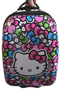 Hello Kitty Hard Cover Traveling Suitcase With Floral Design Wheels & Handle! - Picture 1 of 8