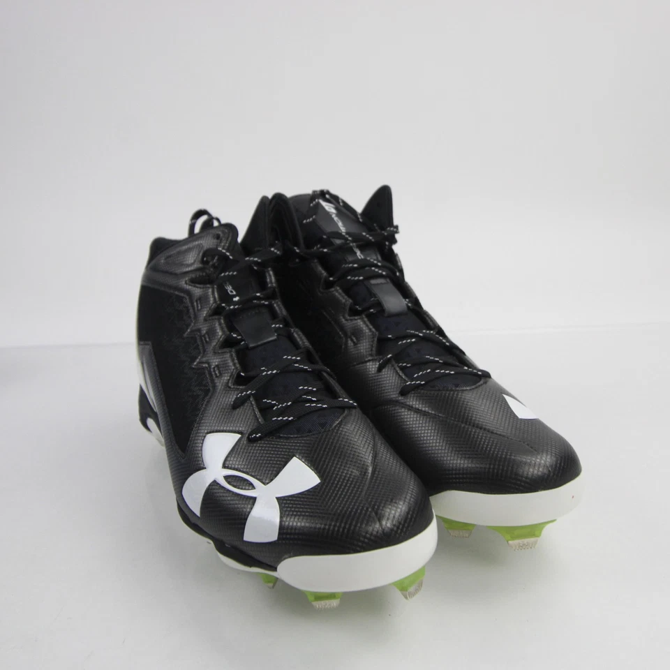 Under Armour Deception Baseball Cleat Men's Black/White New without Box - Image 1 of 1
