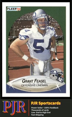 Grant Feasel 1990 Fleer #265 Seattle Seahawks Rookie - Image 1 of 2