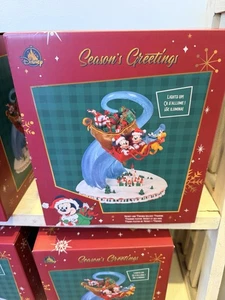 Disney Parks Babbo Topolino e Amici Illuminato Musical Holiday Figure Nuovo con Etichetta - Foto 1 di 1