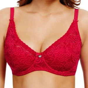 Berlei Lingerie Heaven Lace Underwired Padded Bra Passion Red B5045 - Picture 1 of 1