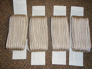 DOBLE TRENZA DOCK LINE 5/8" X 30 FT DORADO BLANCO TRAZADOR NYLON 46971 4 PAC DOCKLINE - Imagen 1 de 1