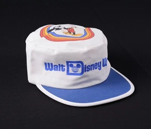 De Colección Walt Disney World Mickey Mouse Atlas Hecho en EE. UU. Blanco Conductores Sombrero Gorra Adulto - Imagen 1 de 6