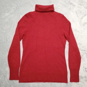 Alex Marie Sweater Womens S Maroon 100% Cashmere Wool Turtle Neck Classic READ - Picture 1 of 12