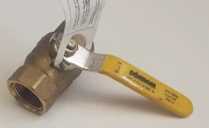 Dormont Q11F-600TB Brass Ball Valve 3/4 inch - Gas On/Off Valve - Picture 1 of 4