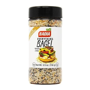 Badia Everything Bagel Mix Seasoning, 5.5 Ounce Bottle - Picture 1 of 6