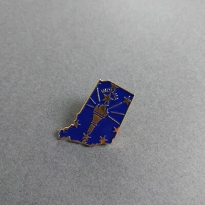 Indiana IN Sombrero Recortado Chaqueta Pinback Pinback Pin - Imagen 1 de 2