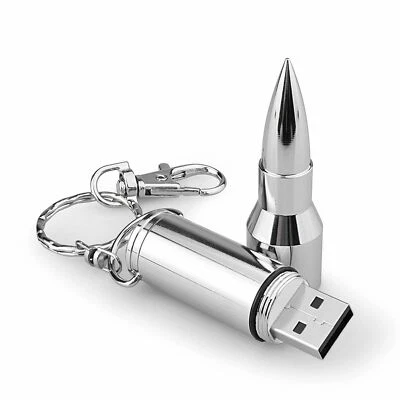2TB 128GB Bullet USB 2.0 Flash Drive Memory Stick Pen Thumb U Disk Pendrive PC - Image 1 of 4