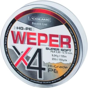 Braided line WEPER COLMIC X4 Grey Orange HI-GRADE LOW STRETCH NEXT GENERATION PE - Picture 1 of 24