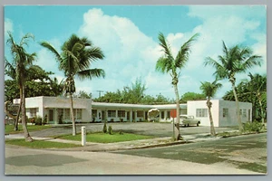 Lillie's Motel US1 West Palm Beach Florida FL Chrome Postcard - Bild 1 von 2