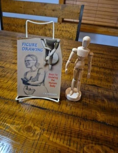 FIGURE DRAWING J. M. PARRAMON The Human Body Book & Wooden Figurine - Picture 1 of 10