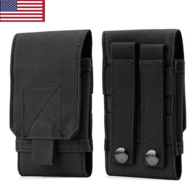 Funda para teléfono celular Molle militar con soporte para cinturón funda para teléfono paquete de cintura bolsa Foto 1 de 4