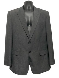 Jacket Suit 42R Burton Menswear London Grey with Black Trim Wedding Blazer vtd - Picture 1 of 5