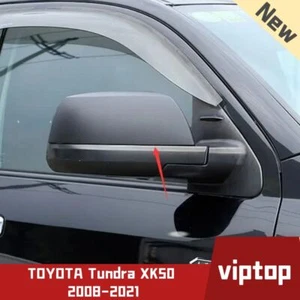 For Toyota Tundra/Sequoia Side Rearview Mirror Protective Cap Cover Matte Black - Picture 1 of 13