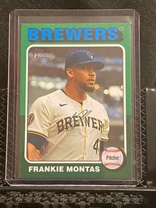 Frankie Montas 2024 Topps Heritage High # Green Border #507 Brewers - Picture 1 of 2