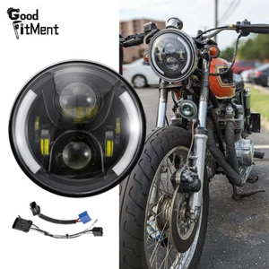 7'' Motorcycle LED Headlight Turn Signal Light Fit For Honda CB550 CB750C CB900C - Picture 1 of 12