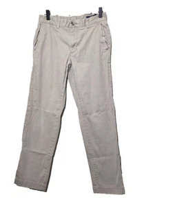 Vinyard Vines Boys tan khaki sz 28 x30 with 4 pockets uniform breaker pants - Picture 1 of 18
