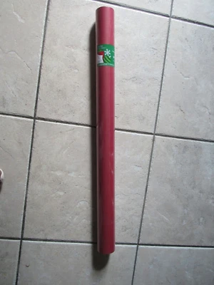 Christmas Red Kraft  Heavy Duty 100 Sq Ft Gift Wrapping Paper Roll  BRAND NEW - Image 1 of 3