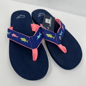 Chanclas Vineyard Vines Azul Deportivas Fisher Espuma Hombre Talla 10 Nuevas - Imagen 1 de 7