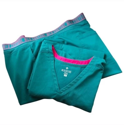 Med Couture Touch Scrub Set Women's 4XL Hunter Green Healthcare Comfort Nurse - Image 1 of 4