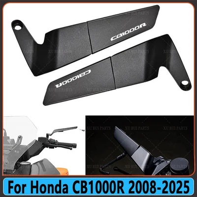 1Set NEW Adjustable Rotating Rearview Mirror For Honda CB1000R 2008-2025 Black Foto 1 de 4